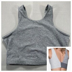 Outdoor Voices Gray Sports Bra